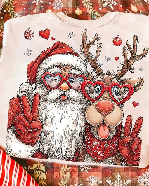 Retro Santa DTF