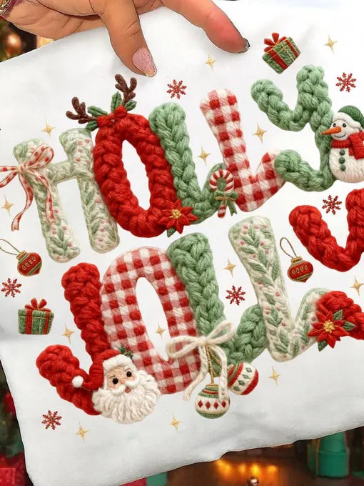 Holly Jolly Yarn DTF