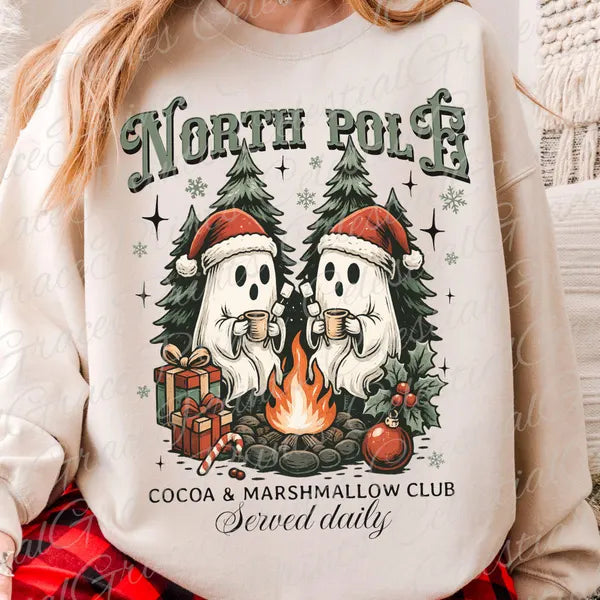 North Pole Cocoa & Marshmallow Club DTF