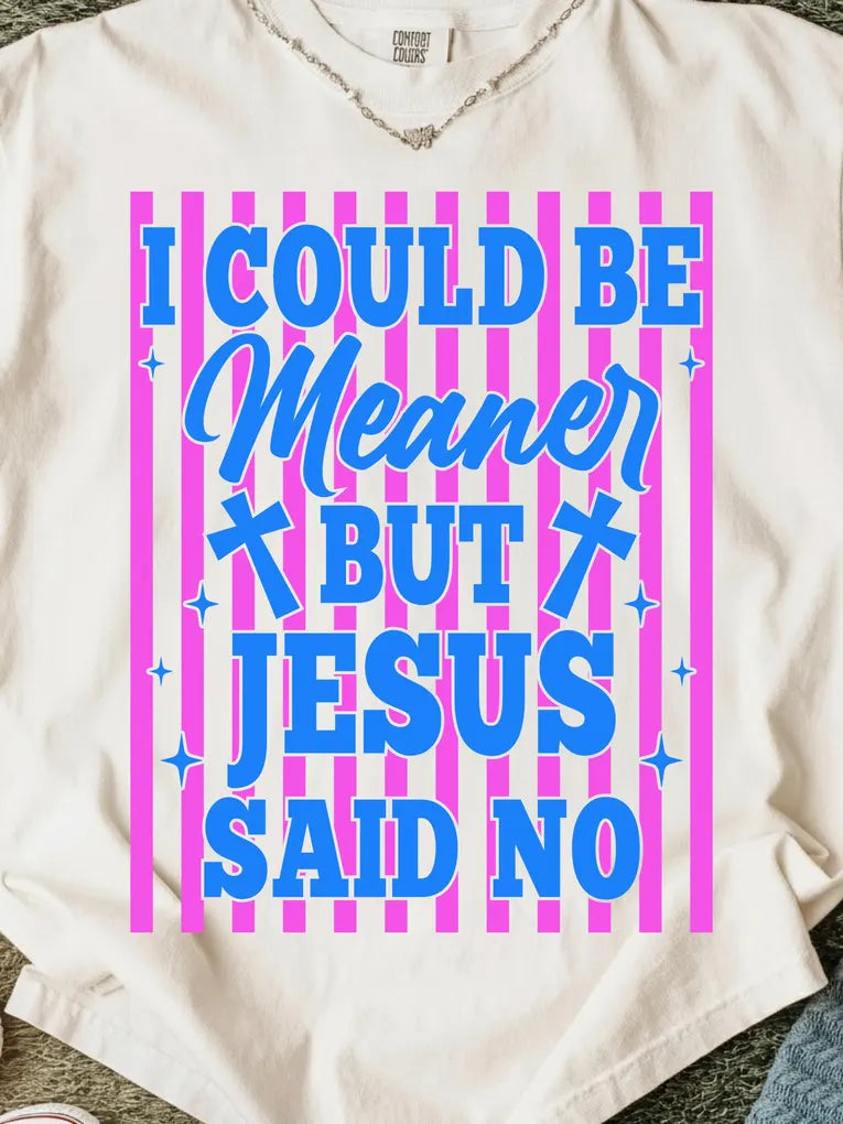 I Could Be Meaner But Jesus Said No