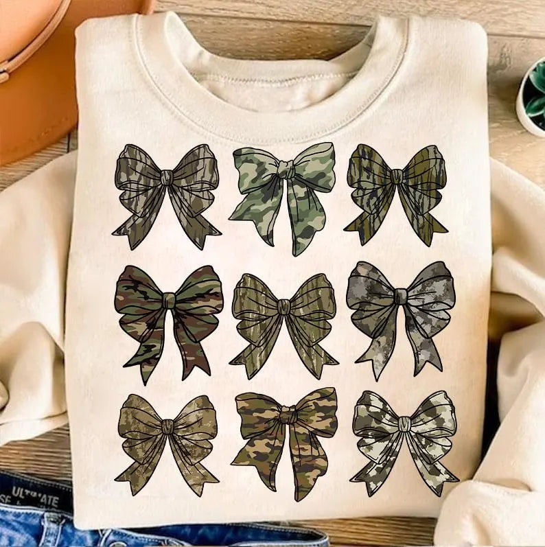 Camo Coquette Bow