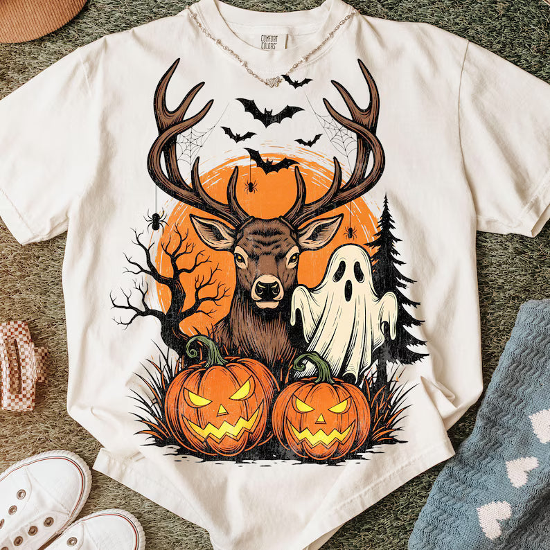 Vintage Halloween Hunting DTF