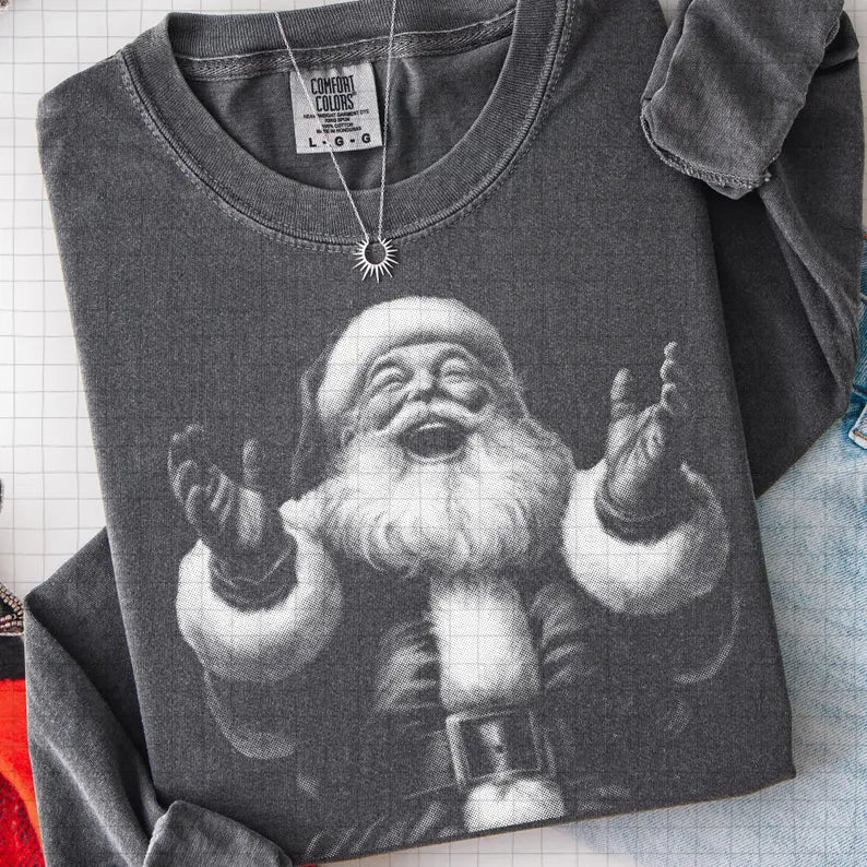 Retro Vintage Santa DTF