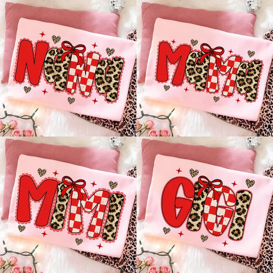 Preppy Names Valentine Lace DTF