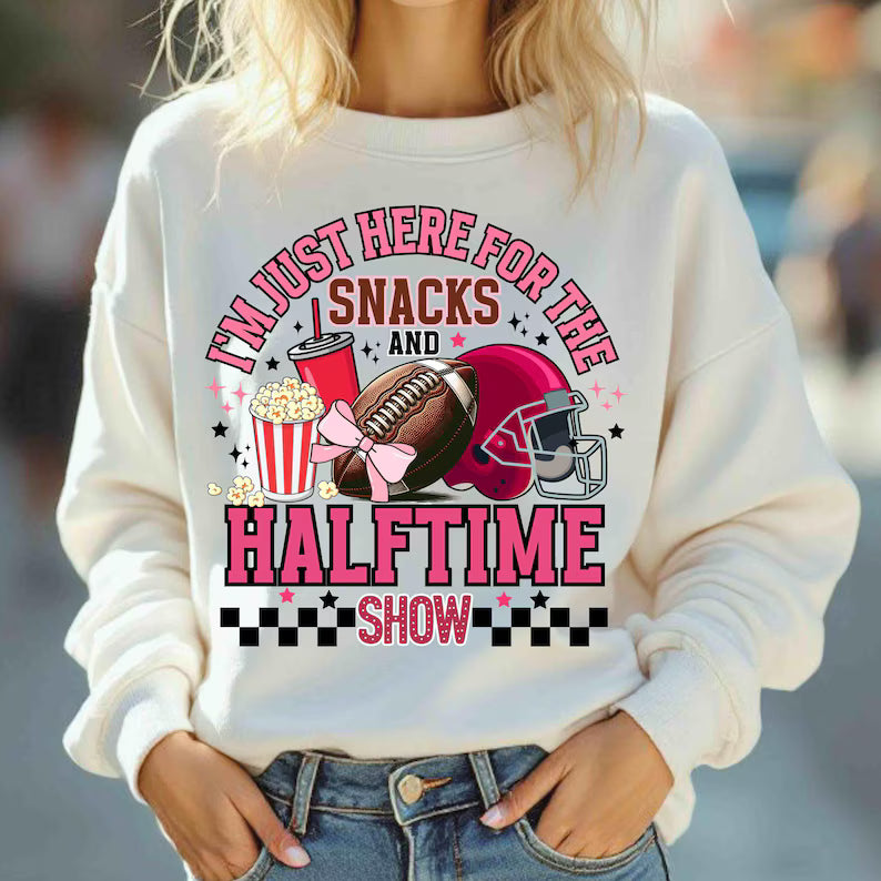 I'm Just Here for The Snacks And Halftime Show DTF
