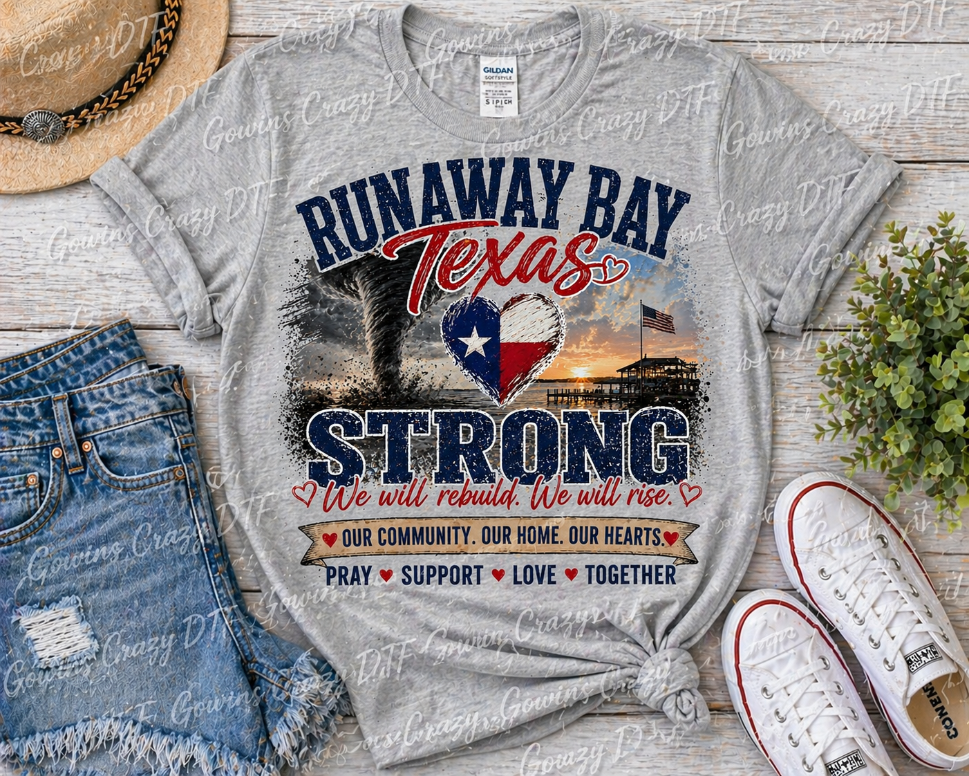 RUNAWAY BAY TEXAS STRONG TEE