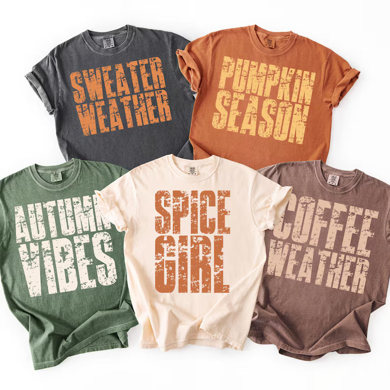 Retro Distressed Fall DTF