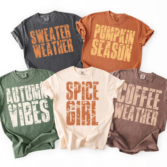 Retro Distressed Fall DTF